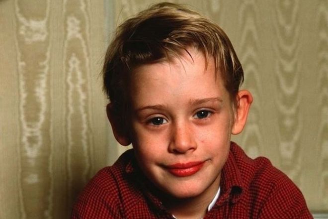 Macaulay Culkin in his childhood