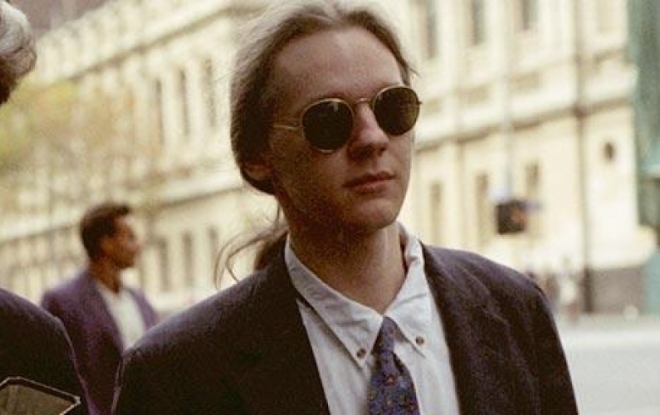 Julian Assange in his young years
