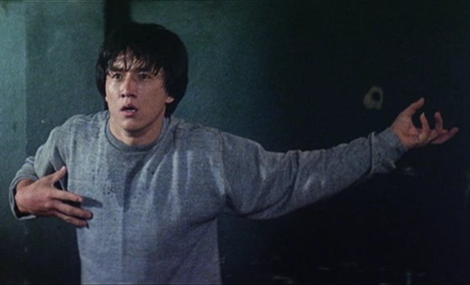 Jackie Chan in the movie The Big Brawl