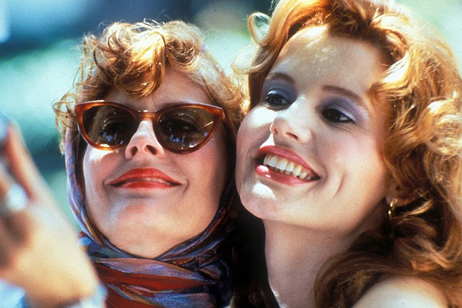 Susan Sarandon and Geena Davis in the picture Thelma & Louise