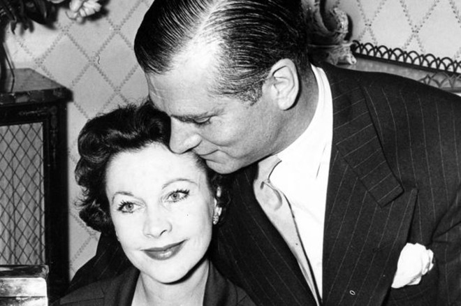 Laurence Olivier and his second spouse Vivien Leigh
