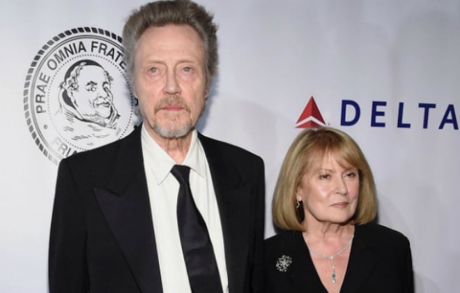 Christopher Walken with his wife