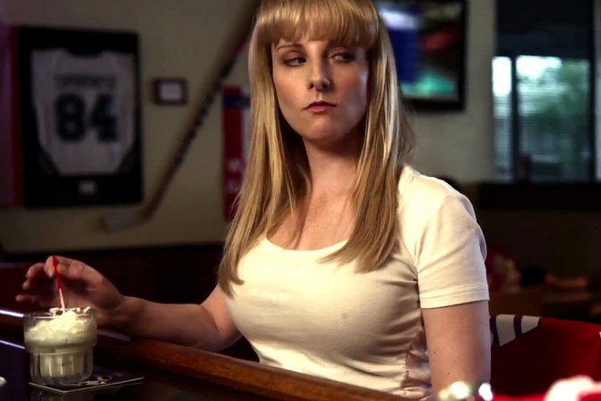 Melissa Rauch in the film The Bronze