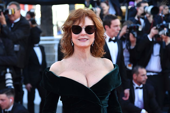 Susan Sarandon in Cannes in 2017