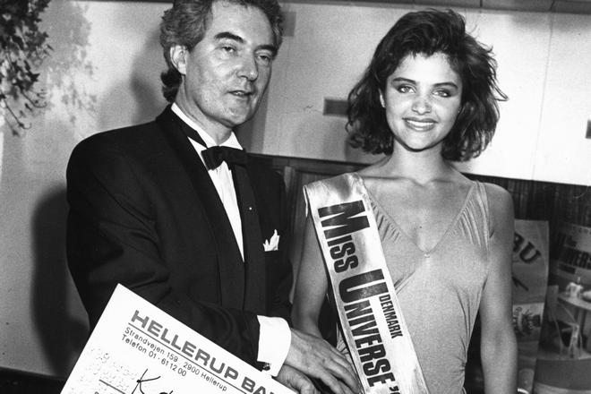 Helena Christensen at the Miss Universe