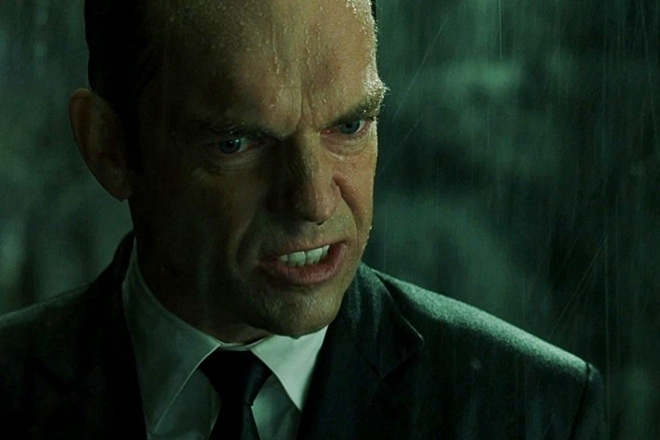 Hugo Weaving in the picture The Matrix