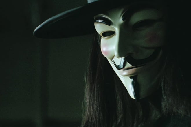 Hugo Weaving in picture V for Vendetta