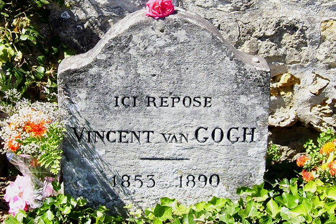 The grave of Vincent Van Gogh