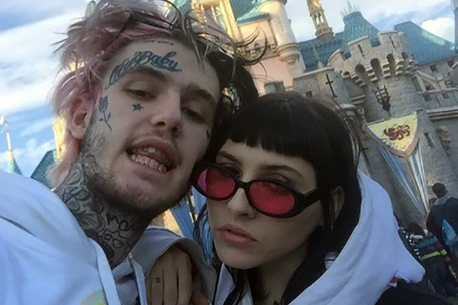 Lil Peep and his girlfriend Layla