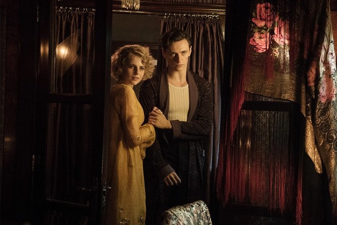 Lucy Boynton and Sergei Polunin in the picture Murder on the Orient Express