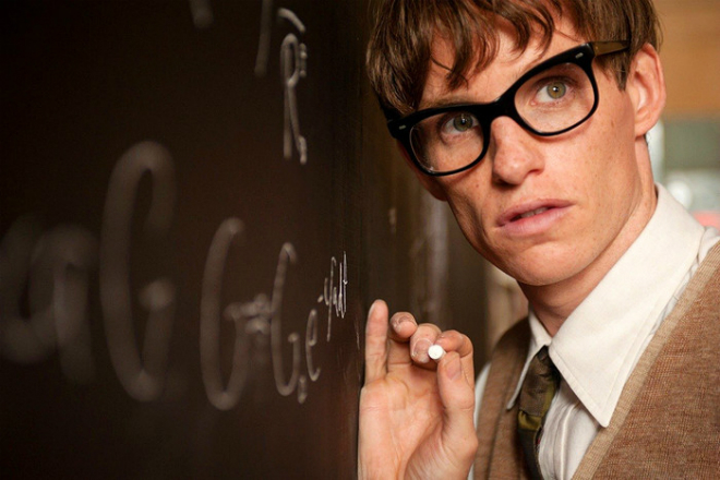 Eddie Redmayne in the movie The Theory of Everything