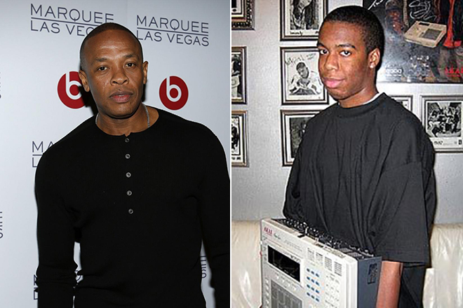 Dr. Dre and his deceased son Andre