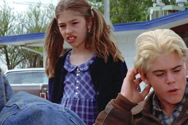 Sofia Coppola in her childhood (the movie The Outsiders)