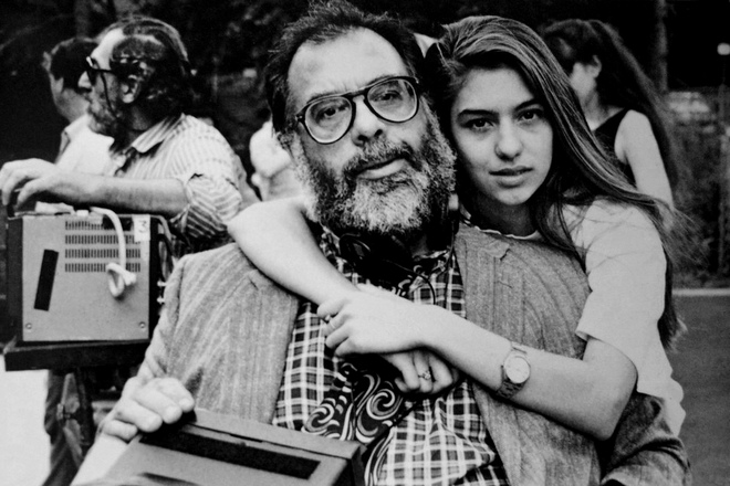 Sofia Coppola and her father, Francis Ford Coppola