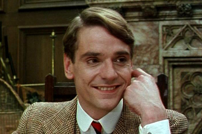 Jeremy Irons in the series Brideshead Revisited