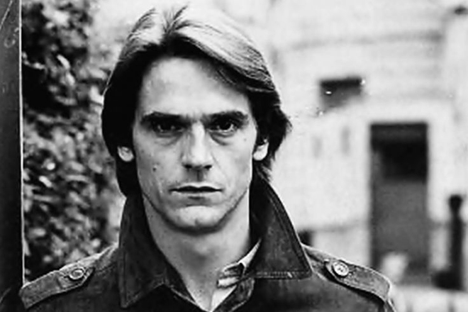 Jeremy Irons in his young years