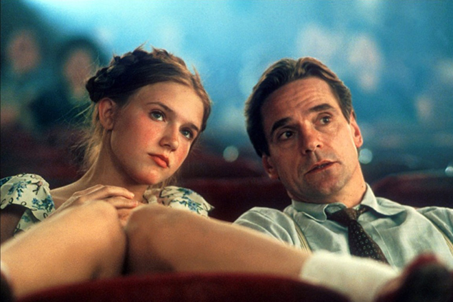 Dominique Swain and Jeremy Irons in the picture Lolita