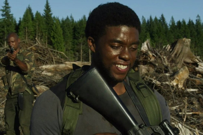 Chadwick Boseman in the film The Kill Hole