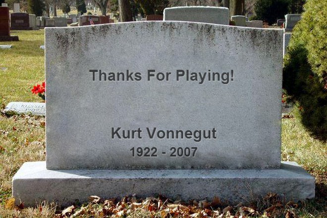 Kurt Vonnegut’s grave