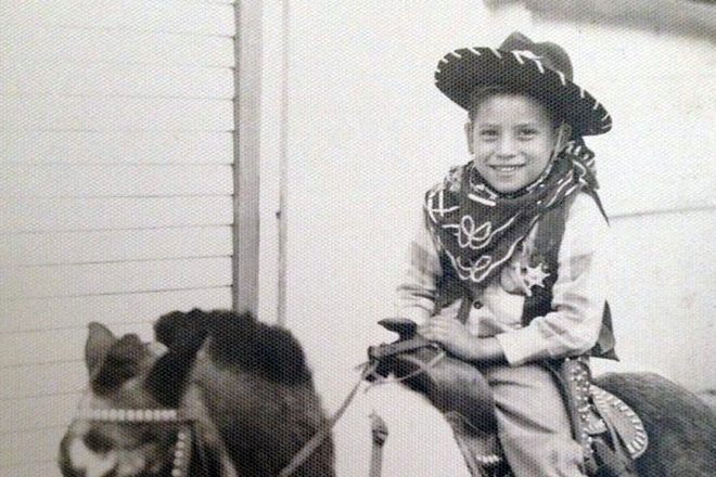 Danny Trejo in the childhood