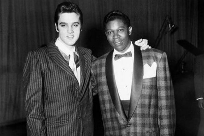 B.B. King and Elvis Presley