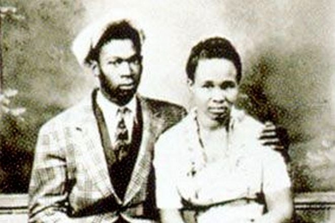 B.B. King and his wife Martha