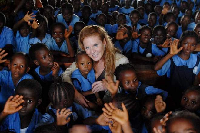 Sarah Ferguson in Africa