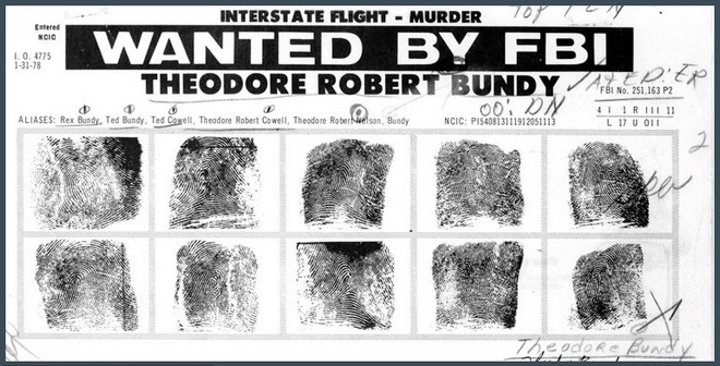 Ted Bundy’s fingerprints