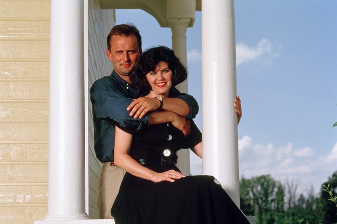John Grisham and his wife Renee Jones