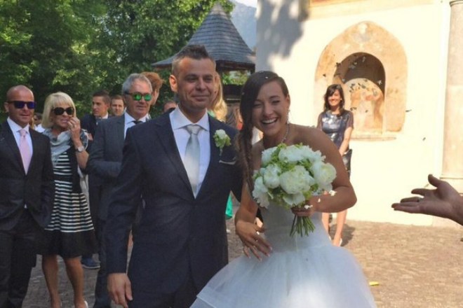 Dorothea Wierer and Stefano Corradini’s wedding