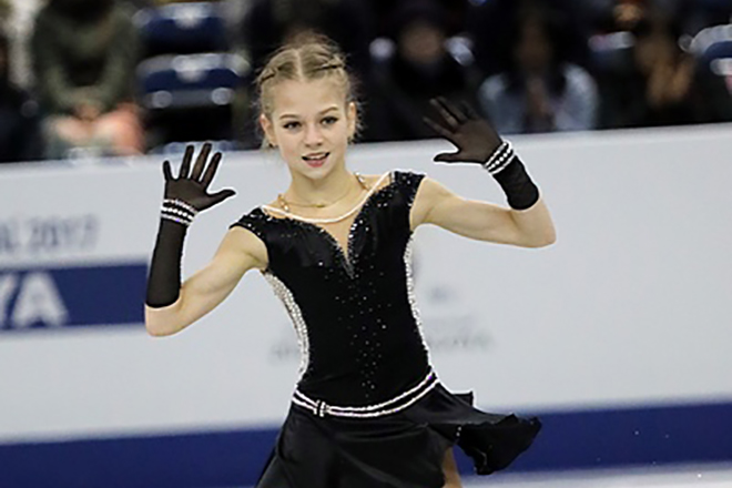 Alexandra Trusova in 2018