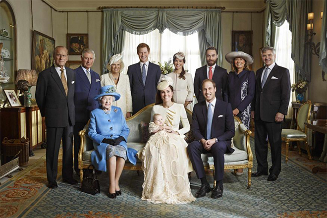 Prince Philip and his family