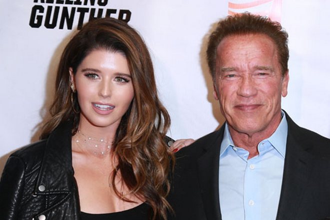 Katherine Schwarzenegger and Arnold Schwarzenegger