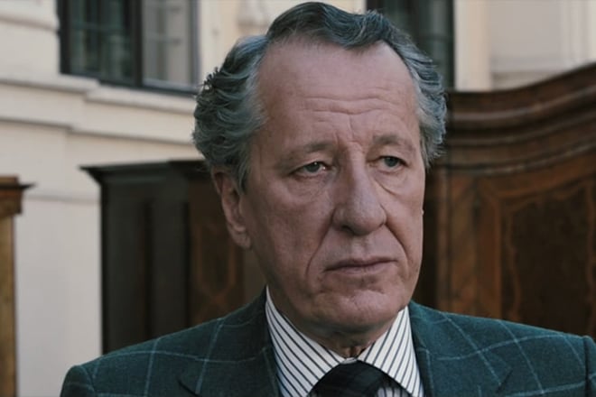 Geoffrey Rush in the film The Best Offer