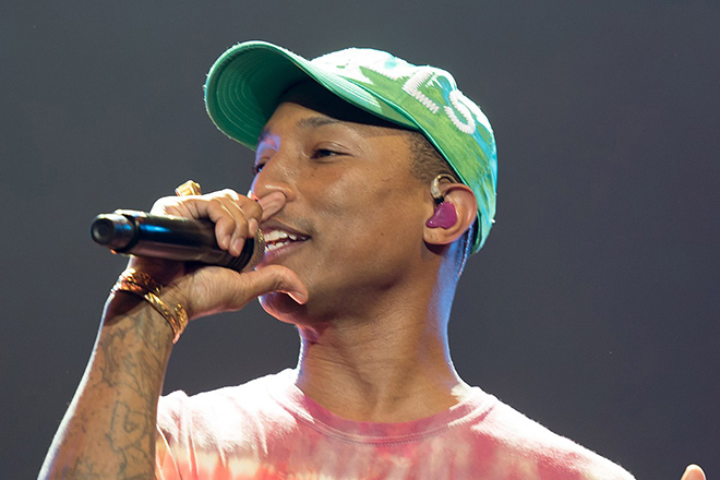 The rapper Pharrell Williams