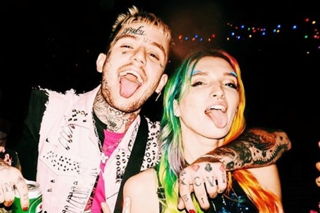 Lil Peep and Bella Thorne
