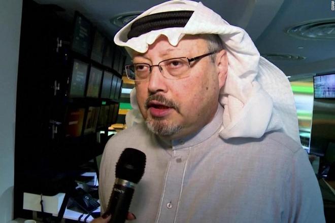 The commentator Jamal Khashoggi