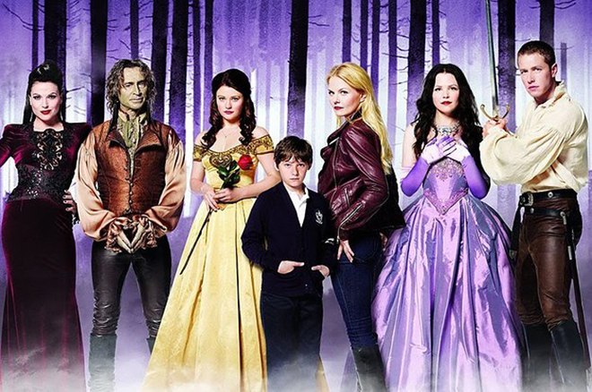 Emilie de Ravin, Jared Gilmore and other actors of series Once upon a Time