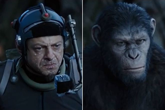 Andy Serkis in the role of Caesar
