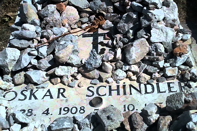 Oskar Schindler’s grave