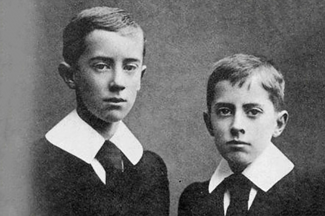 John Tolkien and his younger brother Hilary