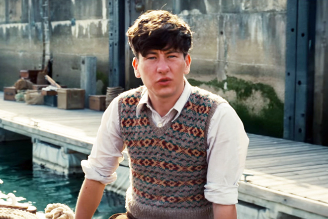 Barry Keoghan in the film Dunkirk
