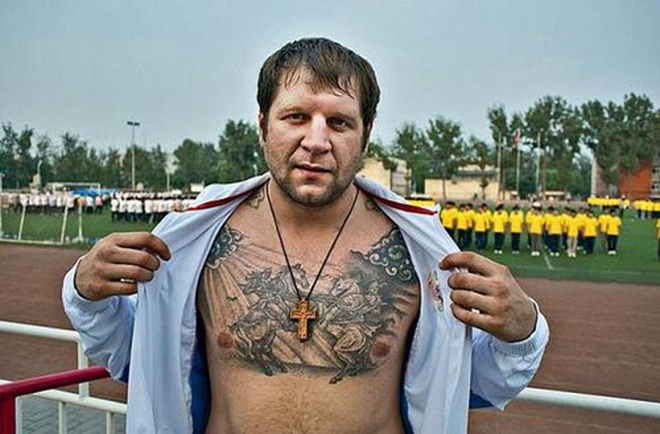 Tattoos of Alexander Emelianenko