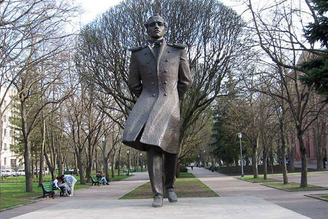 Monument of Mikhail Lermontov in Stavropol