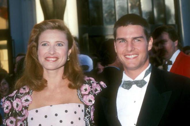 Tom Cruise with his first wife
