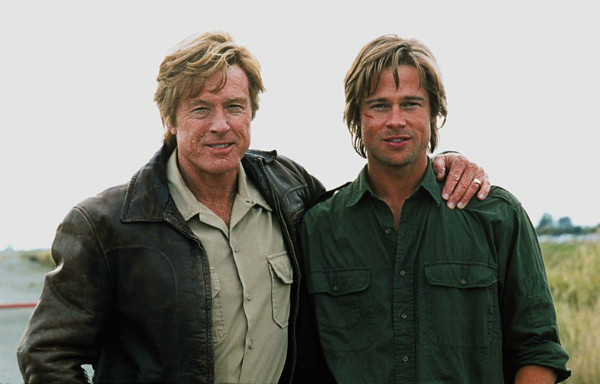Robert Redford and Brad Pitt