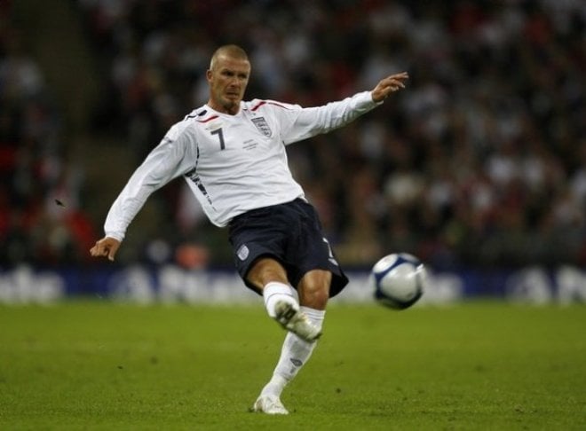 David Beckham in the England national team