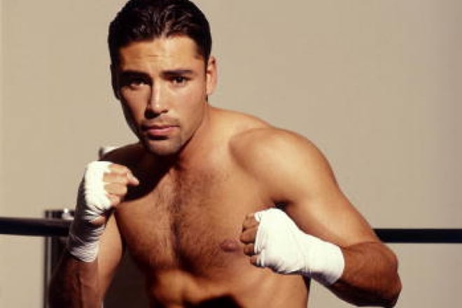 Boxer Oscar De La Hoya
