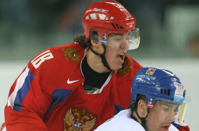 Evgeni Malkin in the Russian national team at the Turin Olympics | Sport Express