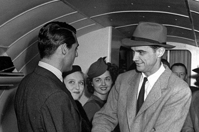 Howard Hughes and Cary Grant